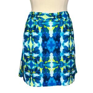 EP PRO Skort Golf Athletic Pockets Blue Yellow Floral Women’s Plus Size XXL